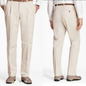 Brooks Brothers Elliot Fit Stretch Advantage Chino Pants Size 36W 34L